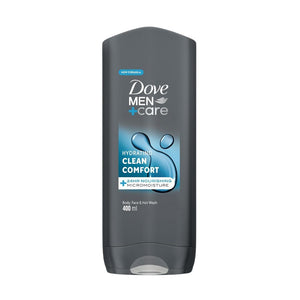 Dove Men +Care Hydrating Clean Comfort Body + Face Wash 400ml,8717644683149,