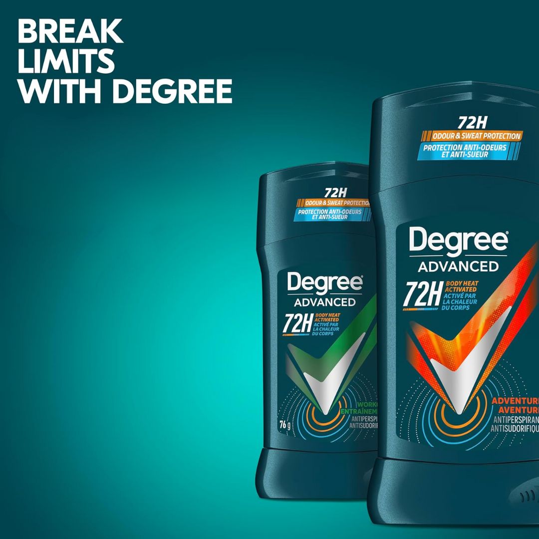 Degree Men Advanced Adventure Antiperspirant Deodorant Stick 76g,079400061478,