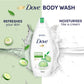 Dove Cucumber & Green Tea Refreshing Body Wash 750ml,8712561611442
