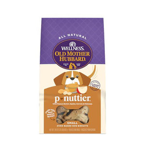 Old Mother Hubbard P-Nuttier Dog Biscuits 20 oz Small Size Peanut Butter Flavored Natural Crunchy Treats for Training
