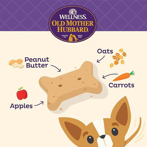Old Mother Hubbard P Nuttier Mini Dog Biscuits Peanut Butter Flavor Natural Treats 6 lb Box