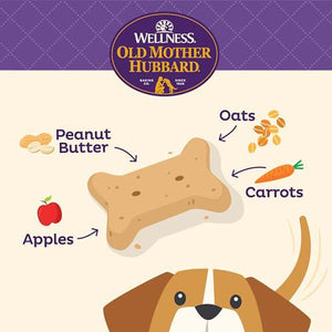 Old Mother Hubbard P-Nuttier Dog Biscuits 20 oz Small Size Peanut Butter Flavored Natural Crunchy Treats for Training