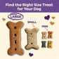 Old Mother Hubbard P-Nuttier Dog Biscuits Large Peanut Butter Flavor 6 lb Box