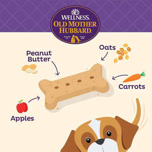 Old Mother Hubbard P-Nuttier Dog Biscuits Large Peanut Butter Flavor 6 lb Box