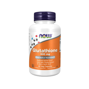 Now Foods Glutathione 500mg 60 Veg Capsules