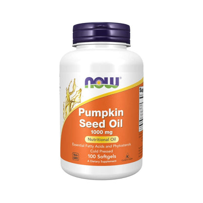 Now Foods Pumpkin Seed Oil 1000mg 100 Softgels