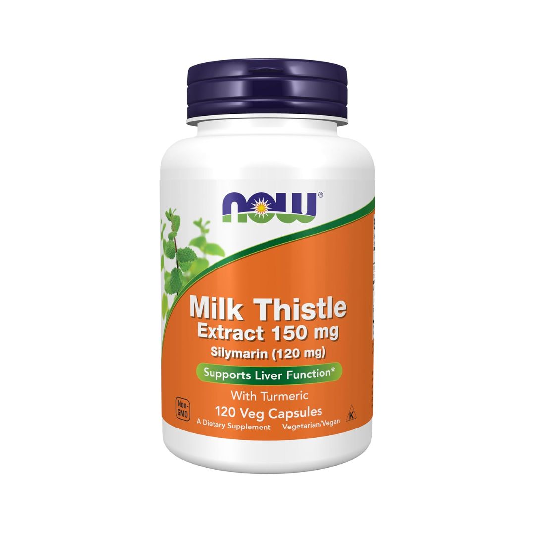 Now Foods Milk Thistle Extract 150mg 120 Veg Capsules