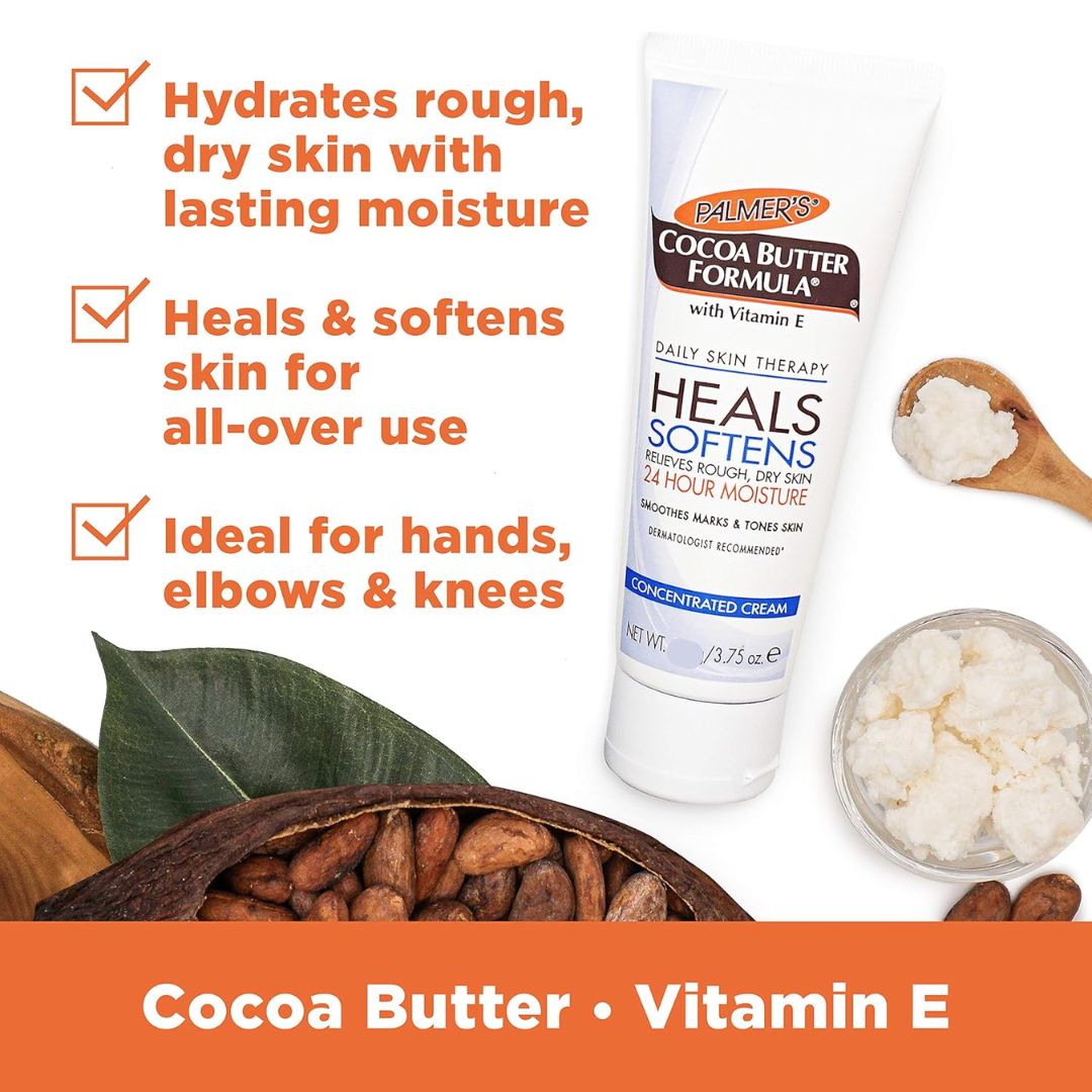 Palmer's Cocoa Butter Formula Vitamin E Softens Relieves Concentrated Cream 60g,010181043352,