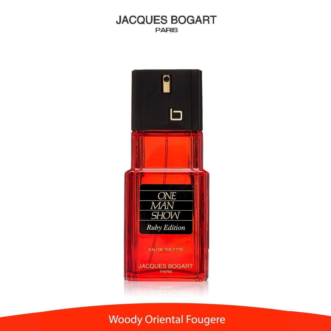 Jacques Bogart One Man Show Ruby Edition Eau De Toilette For Him 100ml,3355991004375,