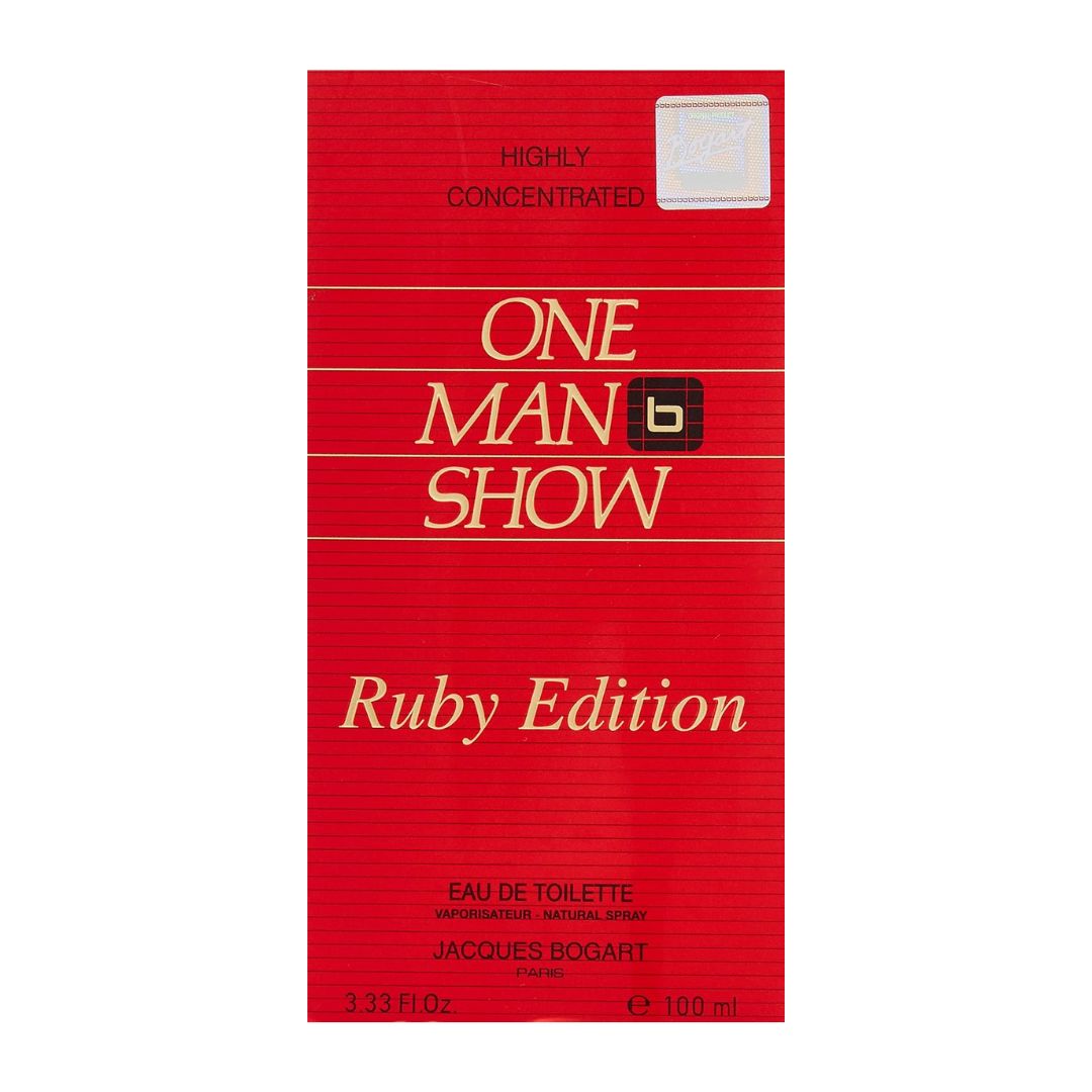 Jacques Bogart One Man Show Ruby Edition Eau De Toilette For Him 100ml,3355991004375,