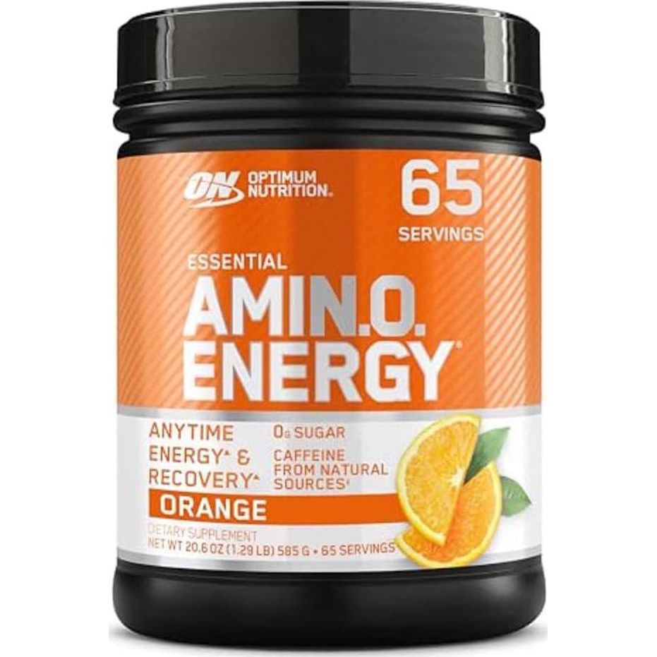 Optimum Nutrition Optimum Nutrition Amino Energy - Pre Workout With Green Tea, BCAA, Amino Acids, Keto Friendly, Green Coffee Extract, Energy Powder - Orange Cooler, 65 Servings (Packaging May Vary)