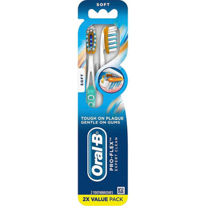 Oral-B Manual Toothbrush, 1 Pc, Soft Bristles, Comfort Grip Handle, Color May Vary, Everyday Oral Care Brush