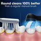 Oral-B IO Ultimate Clean Replacement Brush Heads, 5 Count, 4 Ultimate Clean & 1 Gum & Sensitive, Black