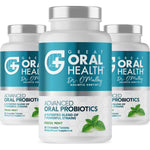 Oral Probiotics For Mouth Bad Breath Treatment For Adults: Dentist Formulated BLIS K12 M18 Advanced Oral Probiotics For Teeth And Gums, 60 Chewable Oral Health Probiotics Supplement Tablets (Mint 3pk),