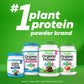 Orgain Organic Vegan Protein Powder, Vanilla Bean, 21g Plant-Based Protein, 4g Prebiotic Fiber, Non-GMO, 102 lb
