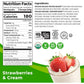 Orgain Orgain Organic Vegan Protein Powder, Strawberries And Cream - 21g Of Plant Based Protein, Low Net Carbs, Gluten/ Lactose Free, No Sugar Added, Soy Free, Non-GMO, 2.03 Lb