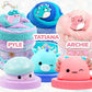 Squishmallows Premium Cloud Slime 3 Pack 8 oz Each with 9 Add Ins Fluffy DIY Sludge Toy for Kids Ages 6 and Up