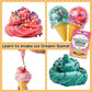 Original Stationery DIY Ice Cream Slime Kit Girls Gifts to Make Foam Cloud Butter Slimes