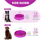 Outward Hound Fun Feeder Slo Bowl for Medium Dogs Slow Eating Dog Bowl Purple Mini Size
