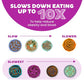 Outward Hound Fun Feeder Slo Bowl for Medium Dogs Slow Eating Dog Bowl Purple Mini Size