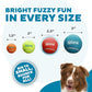 Outward Hound Squeaker Ballz Dog Toy Medium Size Fetch Balls 4 Pack Indoor and Outdoor Play