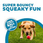 Outward Hound Squeaker Ballz Dog Toy Medium Size Fetch Balls 4 Pack Indoor and Outdoor Play