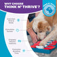 Outward Hound Nina Ottosson Dog Puzzle Toy, Level 2 Brick Game, Treat Dispenser, Interactive Play, Blue