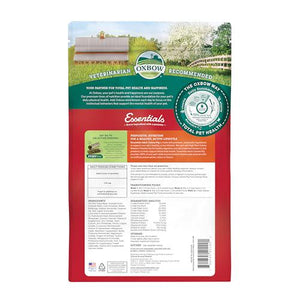 Oxbow Essentials Adult Guinea Pig Food 5 lb Bag High Fiber Pellets with Timothy Hay and Vitamin C Made in USA for Small Pets