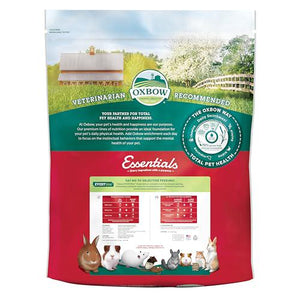 Oxbow Essentials Adult Rabbit Food, Timothy Hay Pellets, High-Fiber Bunny Feed, 25 lb Bulk Bag