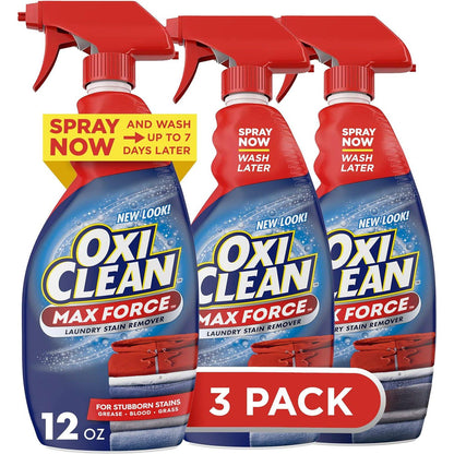 OxiClean OxiClean Max Force Laundry Stain Remover Spray, 12 Fl. Oz, 3-Pack