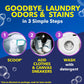 OxiClean Odor Blasters Versatile Odor and Stain Remover Powder, 5 lb, Removes Tough Odors & Stains from Laundry, Carpets & More