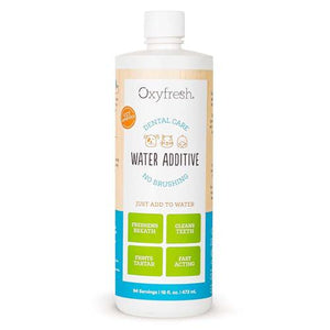 Oxyfresh Pet Dental Water Additive 16 oz Solution for Fresh Dog and Cat Breath Tartar and Plaque Removal