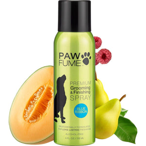 Pawfume Blue Ribbon Dog Grooming Spray 1 Pack Probiotic Alcohol Free Long Lasting Deodorizer and Detangler