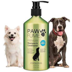 Pawfume Dog Shampoo & Conditioner, Blue Ribbon Scent, pH Balanced, Silky Coat, 1 Pack
