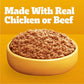 Pedigree Adult Wet Dog Food Chopped Ground Dinner Variety Pack 3.5 oz Pouches Pack of 18
