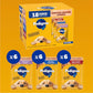 Pedigree Adult Wet Dog Food Chopped Ground Dinner Variety Pack 3.5 oz Pouches Pack of 18