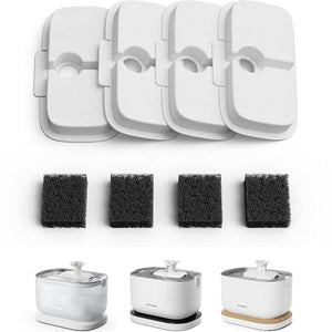 Petlibro Replacement Filters for Cat Water Fountain PLWF105 4 Pack 2 Month Supply