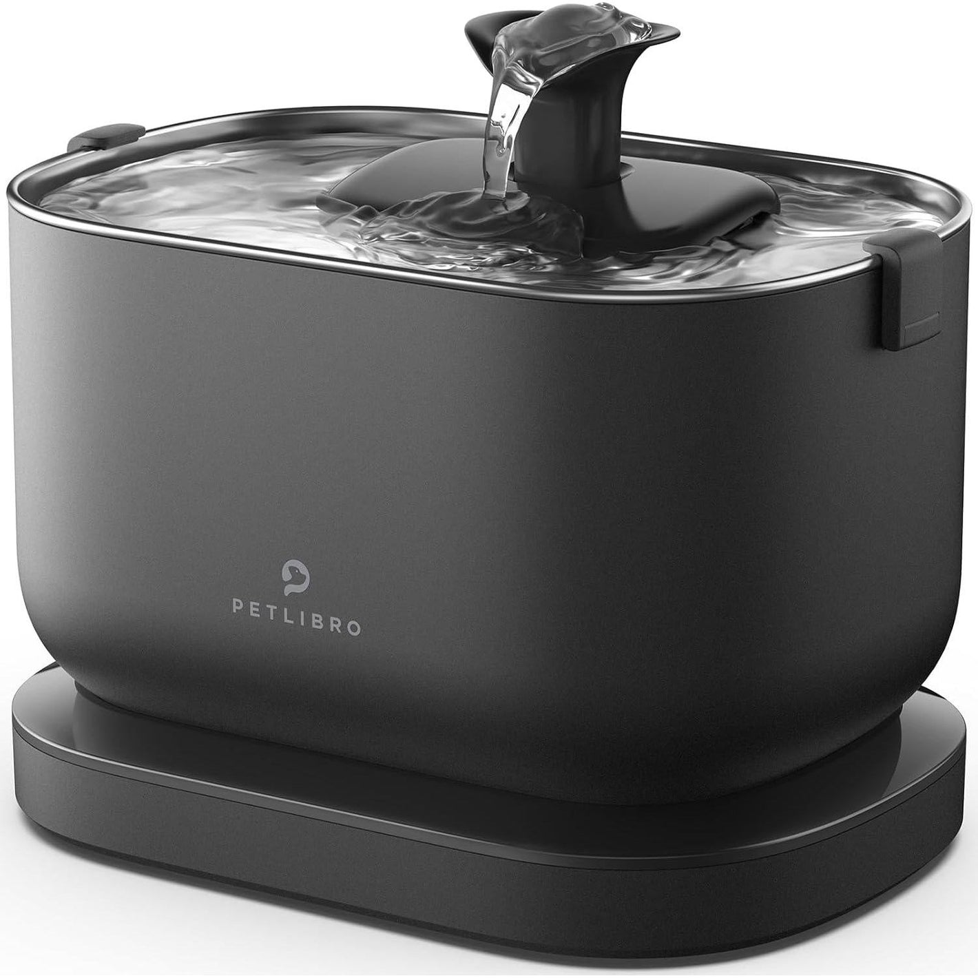 Petlibro Cordless Cat Water Fountain Stainless Steel Tray 2.5L Battery Operated