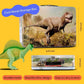 PlayVibe Dinosaur Toy Set, 12 Realistic Small Dinos + Metal Storage Box & Soft Dino, Ages 3–7 Gift