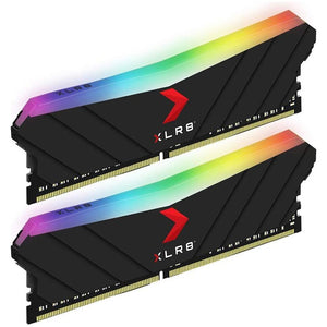 PNY XLR8 Gaming 16GB (2x8GB) DDR4 DRAM 3200MHz (PC4-25600) CL16 1.35V RGB Dual Channel Desktop (DIMM) Memory MD16GK2D4320016XRGB,