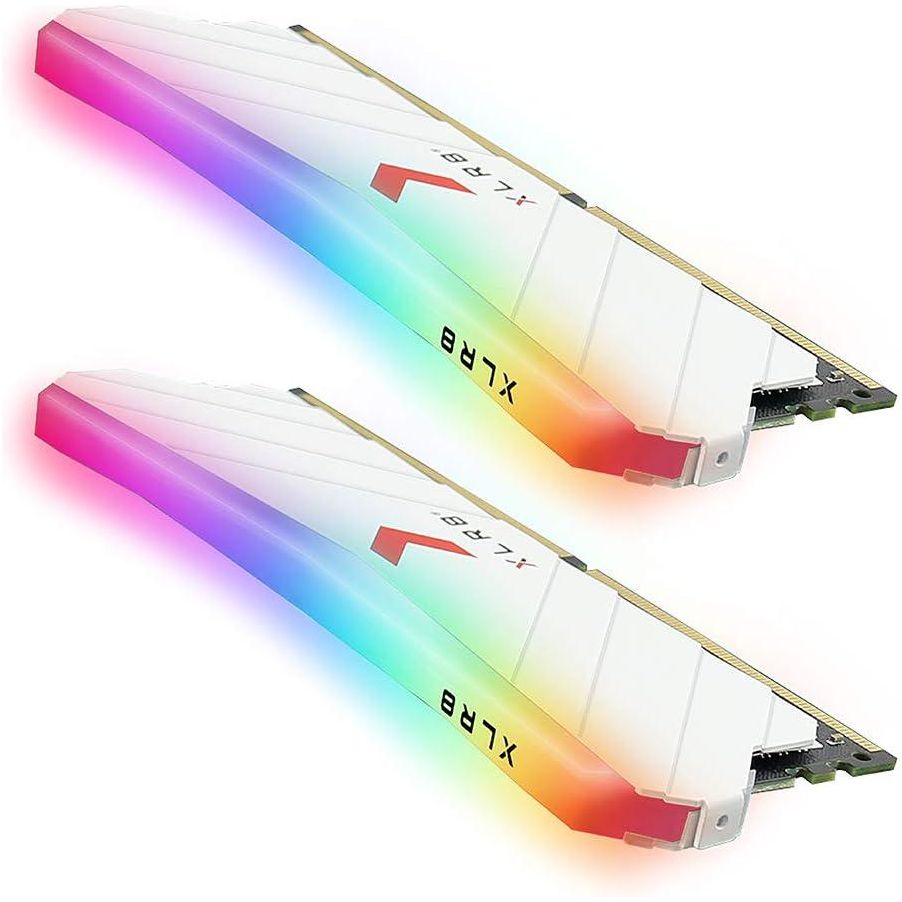 PNY XLR8 Gaming 32GB (2x16GB) DDR4 DRAM 3200MHz (PC4-25600) CL16 1.35V RGB Dual Channel Desktop (DIMM) Memory White Edition MD32GK2D4320016XWRGB,