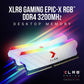 PNY XLR8 Gaming 32GB (2x16GB) DDR4 DRAM 3200MHz (PC4-25600) CL16 1.35V RGB Dual Channel Desktop (DIMM) Memory White Edition MD32GK2D4320016XWRGB,