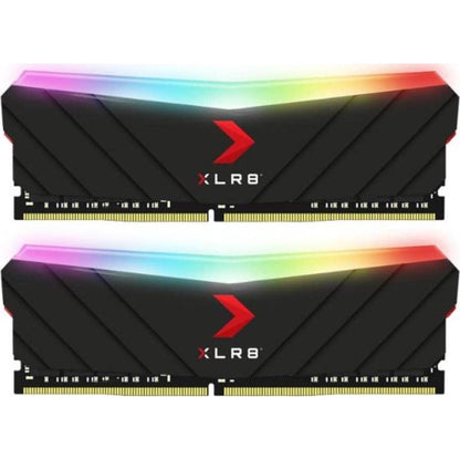 PNY XLR8 Gaming 32GB (2x16GB) DDR4 DRAM 3600MHz (PC4-28800) CL18 1.35V RGB Dual Channel Desktop (DIMM) Memory MD32GK2D4360018XRGB,