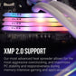 PNY XLR8 Gaming 32GB (2x16GB) DDR4 DRAM 3200MHz (PC4-25600) CL16 1.35V RGB Dual Channel Desktop (DIMM) Memory White Edition MD32GK2D4320016XWRGB,