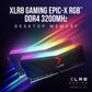 PNY XLR8 Gaming 32GB (2x16GB) DDR4 DRAM 3200MHz (PC4-25600) CL16 1.35V RGB Dual Channel Desktop (DIMM) Memory MD32GK2D4320016XRGB,