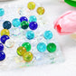 Poplay 50 Pcs Player Marbles, Multi-Color Bulk with Whistle, For Marble Games, Kids Party Favors & Toys