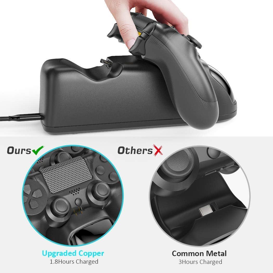 PS4 Controller Charger Dock Station, OIVO 1.8Hrs PS4 Controller Charging Dock, Charging Station Replacement For PlayStation 4 Dualshock 4 Charger,