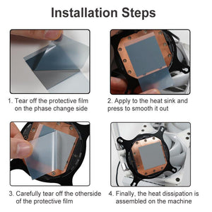 PTM7950 31x50x0.2mm Phase Change Thermal Pad, JOYJOM High Conductive Silicone Grease 8.5W/mK CPU Thermal Paste For PS5 Steam Deck ROG Ally CPU GPU SSD M.2 Laptop,