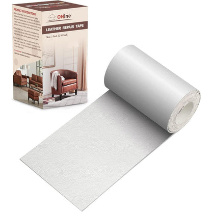 PU Leather Repair Tape, 3 X 60 Inches, White,