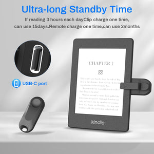 Page Turner Remote With Stand For Kindle, Clicker Page Turner For Kindle Paperwhite Kobo EReaders Reading Accessories And Non-Bluetooth Touchable Devices,